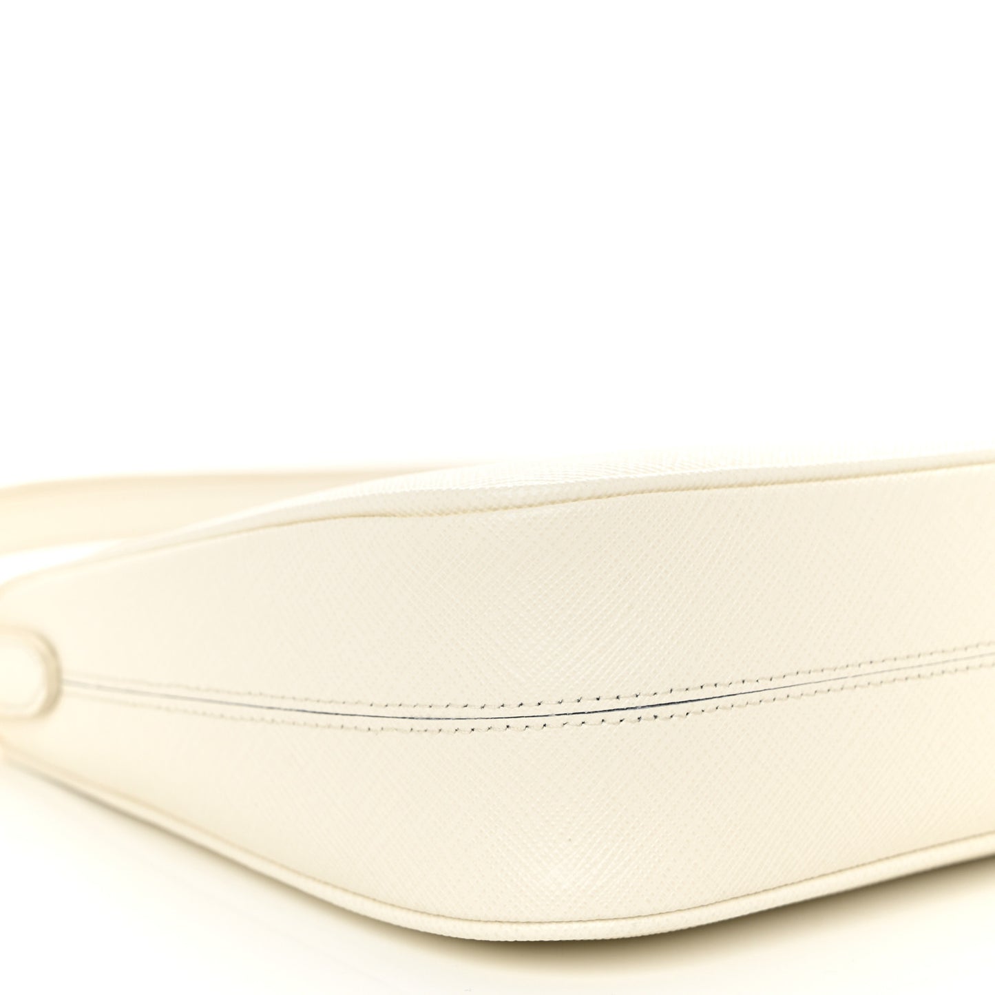 Saffiano Lux Mini Re-Edition Shoulder Bag White