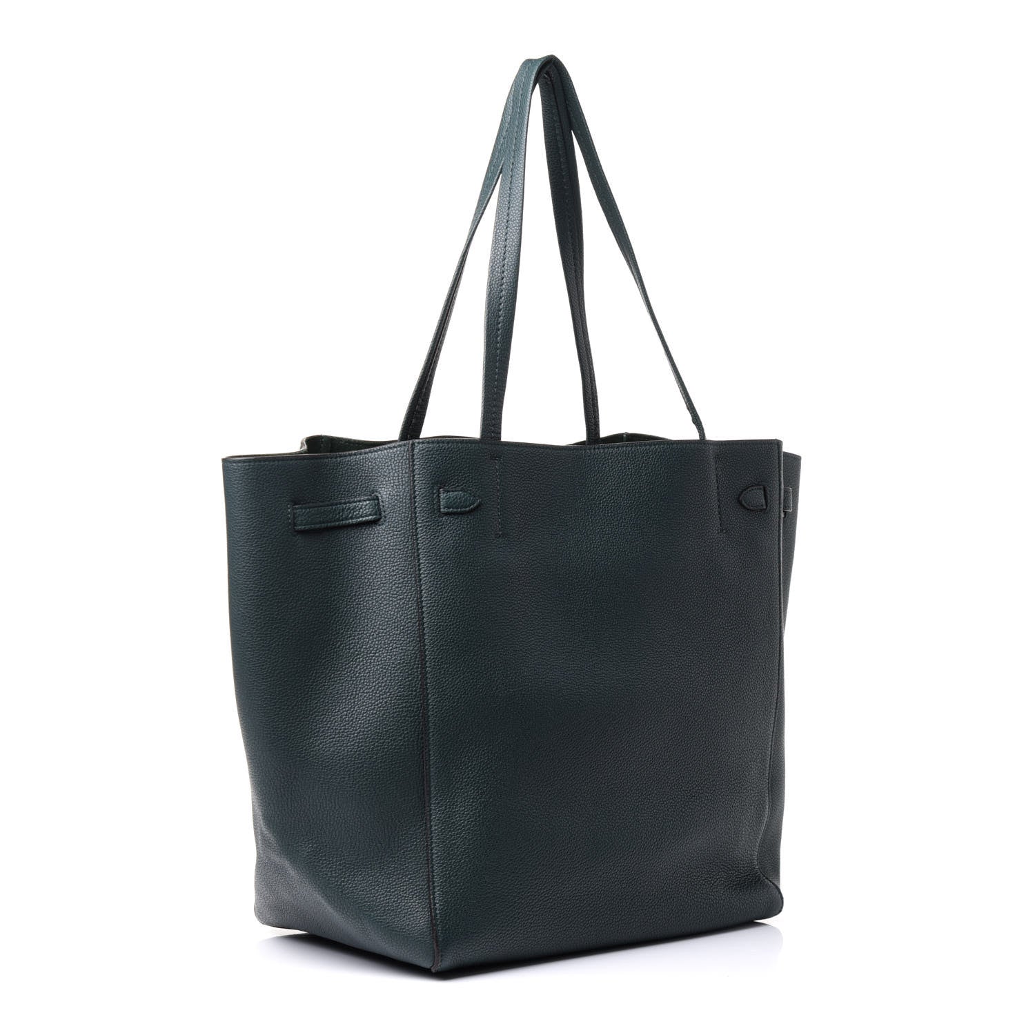 Celine Soft Grained Calfskin Small Belt Cabas Phantom Amazone 3 of 13