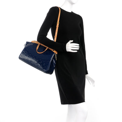Louis Vuitton Vernis Brea MM Grand Blue 2 of 8