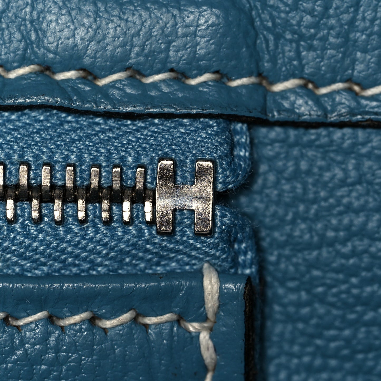 Togo Birkin 35 Blue Jean