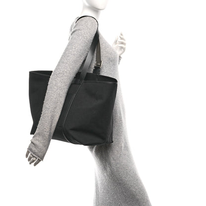 Hermes Toile Goeland Vache Hunter Swift Etriviere Pocket 35 Black 2 of 9