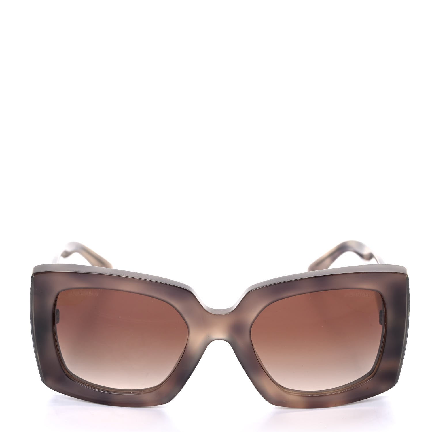 Chanel Acetate Rectangle Sunglasses 5435-A Tortoise 2 of 8