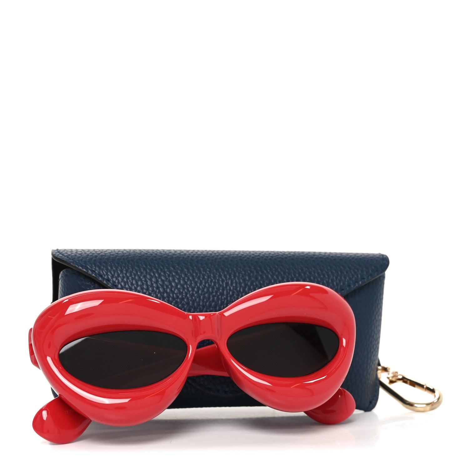 Loewe Acetate Inflated Cat-Eye Sunglasses LW40097I Red 14 of 14