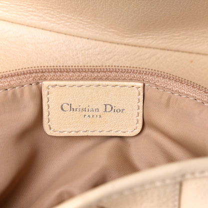 Christian Dior Grained Calfskin Saddle Bag Beige 9 of 19