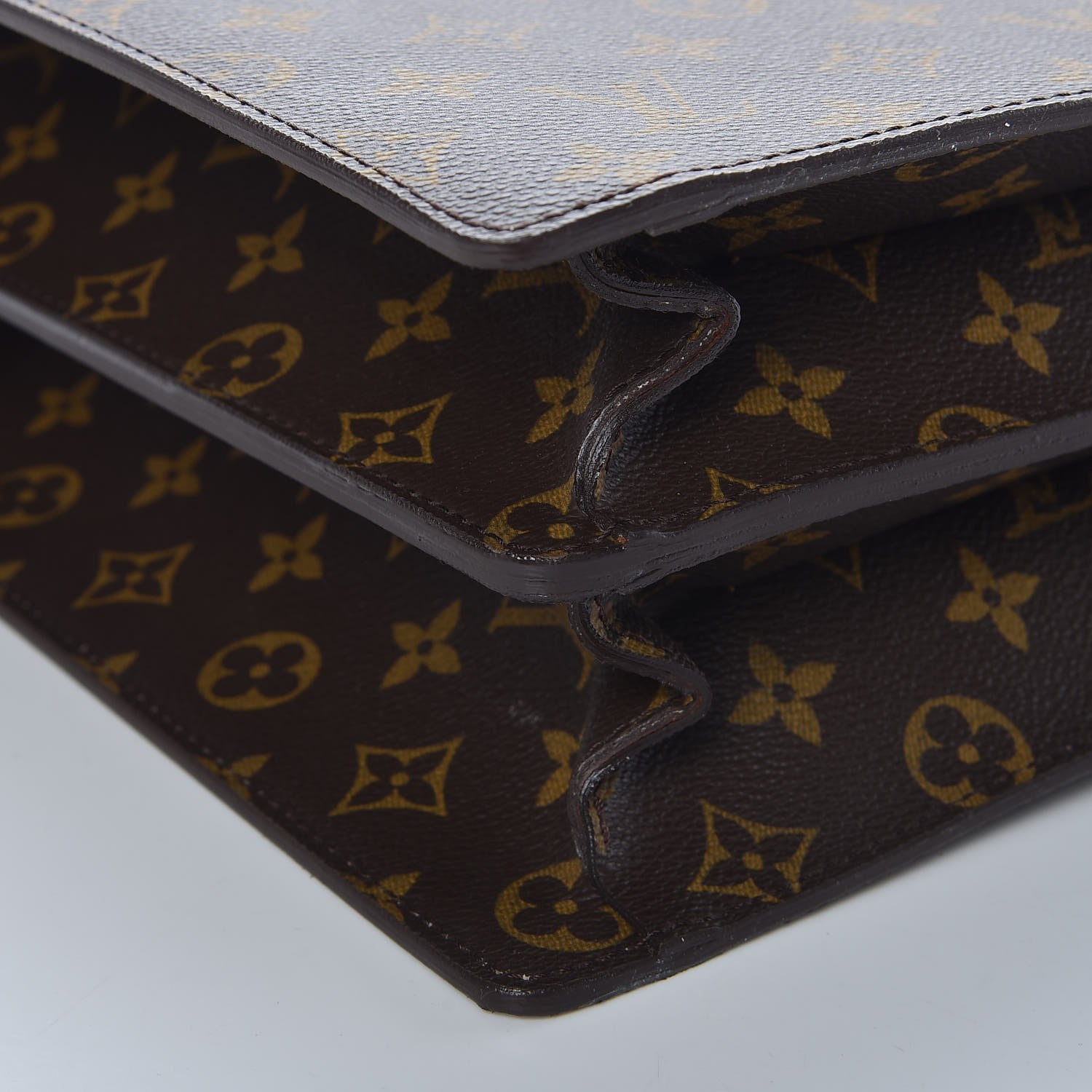 Louis Vuitton Monogram Serviette Fermoir NM Briefcase 8 of 9
