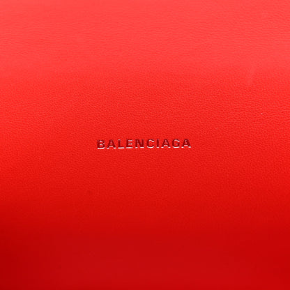 Balenciaga Smooth Calfskin Crystal Diagonal Allover Logo Hourglass Top Handle Bag XS Flame 6 of 12