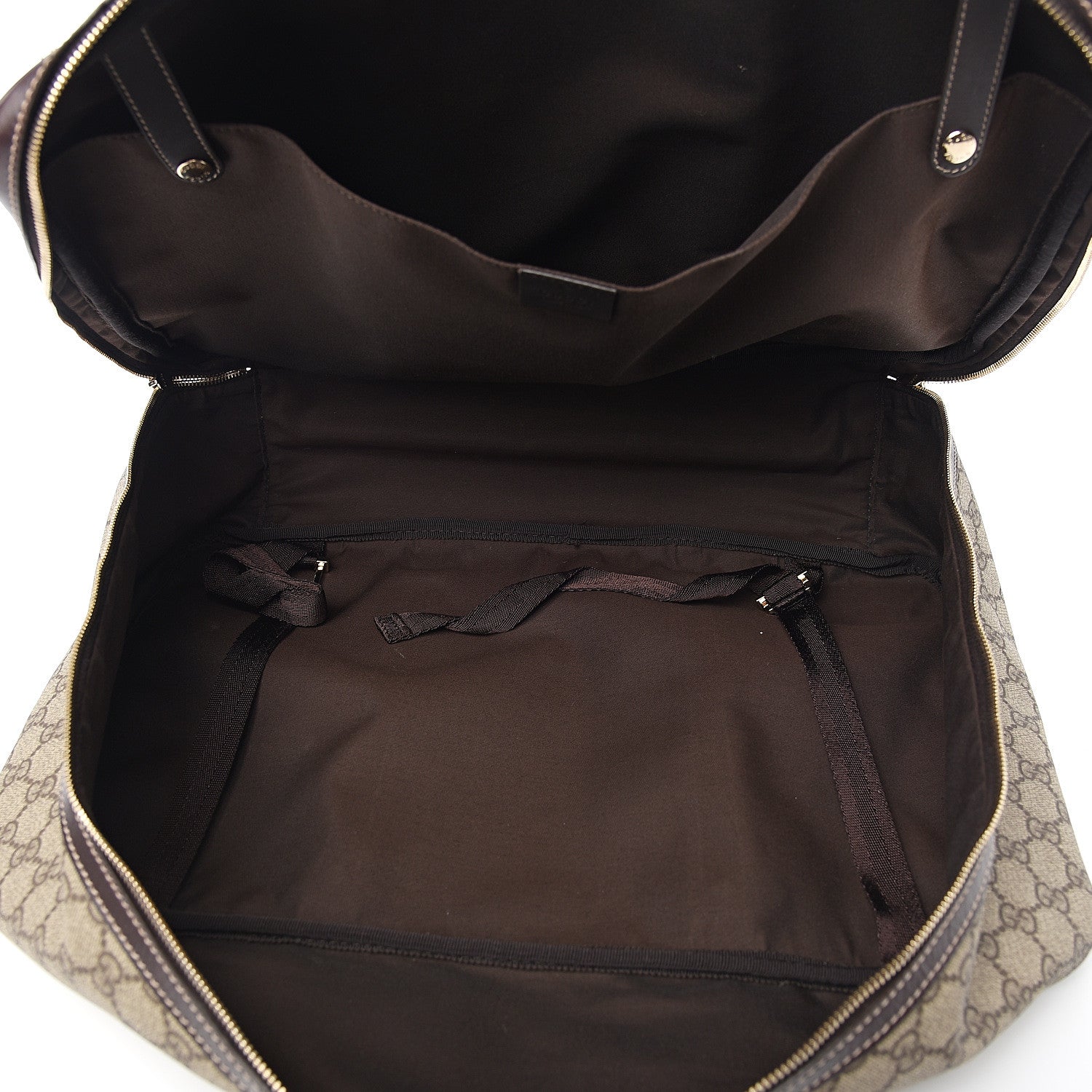 Gucci GG Plus Monogram Medium Double Handle Briefcase Dark Brown 4 of 9
