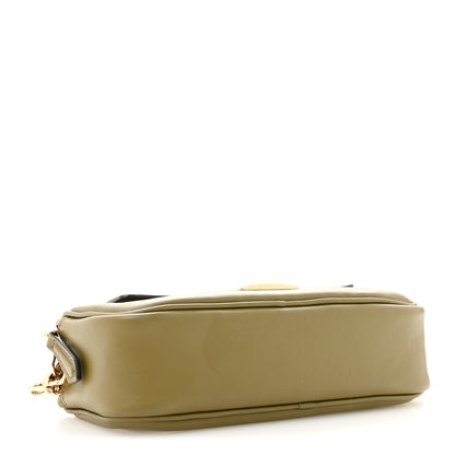Fendi Vitello Grace Matte Easy Baguette Olive 4 of 12