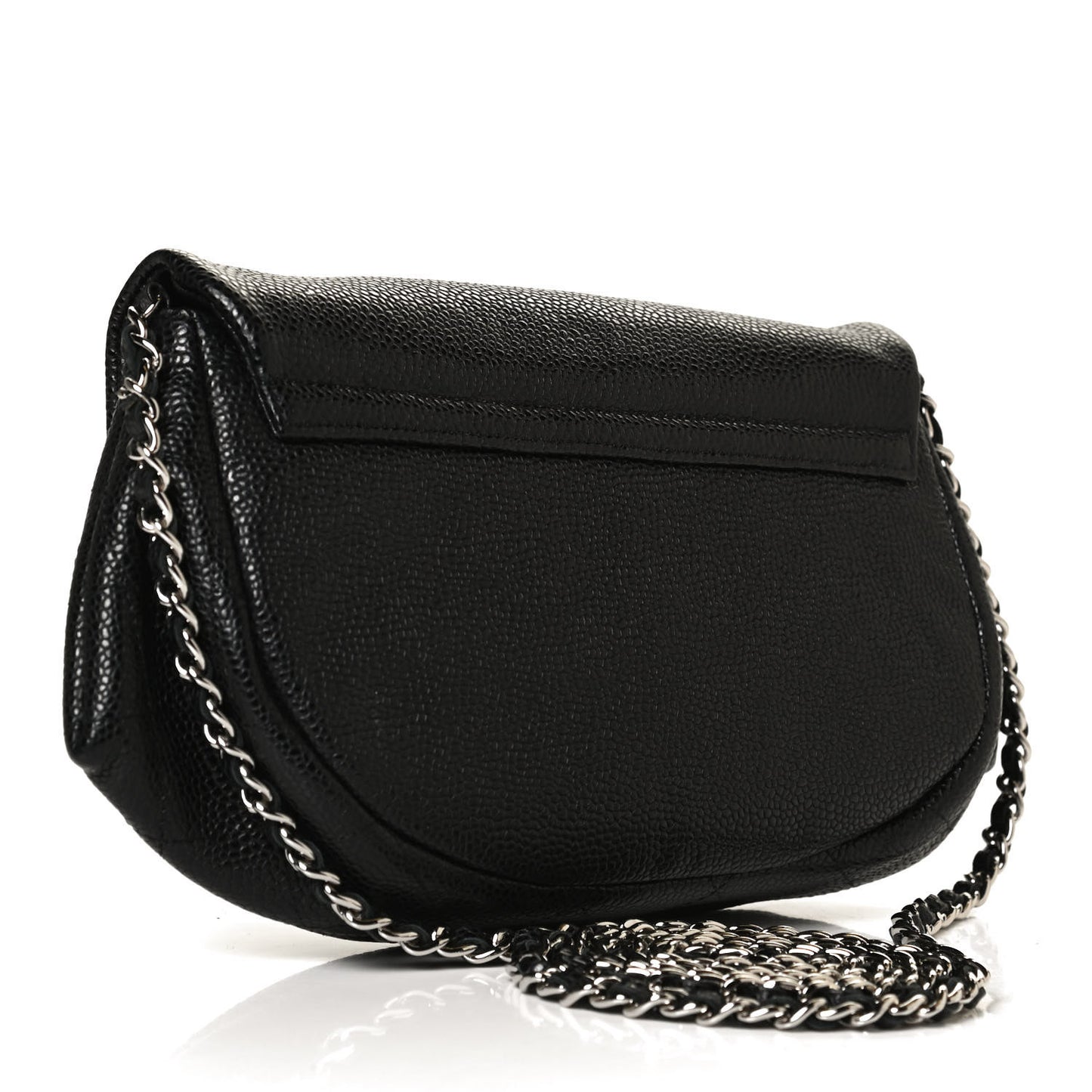Caviar Half Moon Wallet On Chain WOC Black