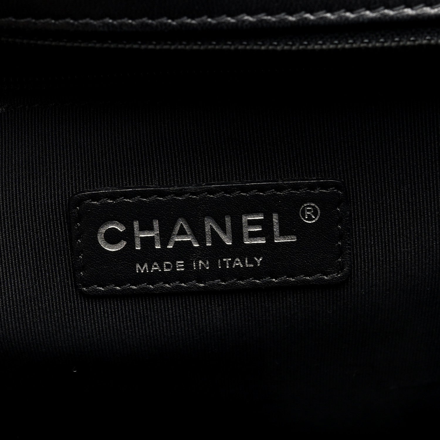 Chanel Lambskin Quilted Large Boy Flap Beige Black 6 of 10