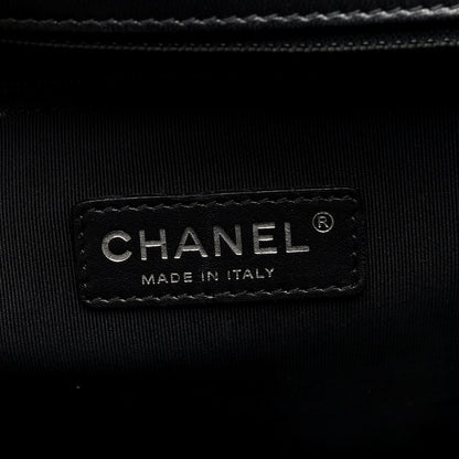 Chanel Lambskin Quilted Large Boy Flap Beige Black 6 of 10