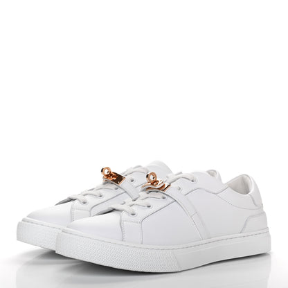 Hermes Calfskin Day Sneakers 39 White 3 of 11