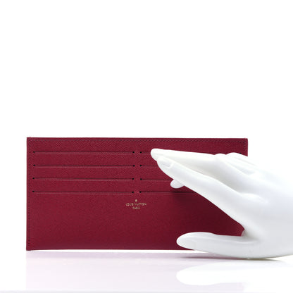 Louis Vuitton Calfskin Felicie Card Holder Insert Fuchsia 2 of 7