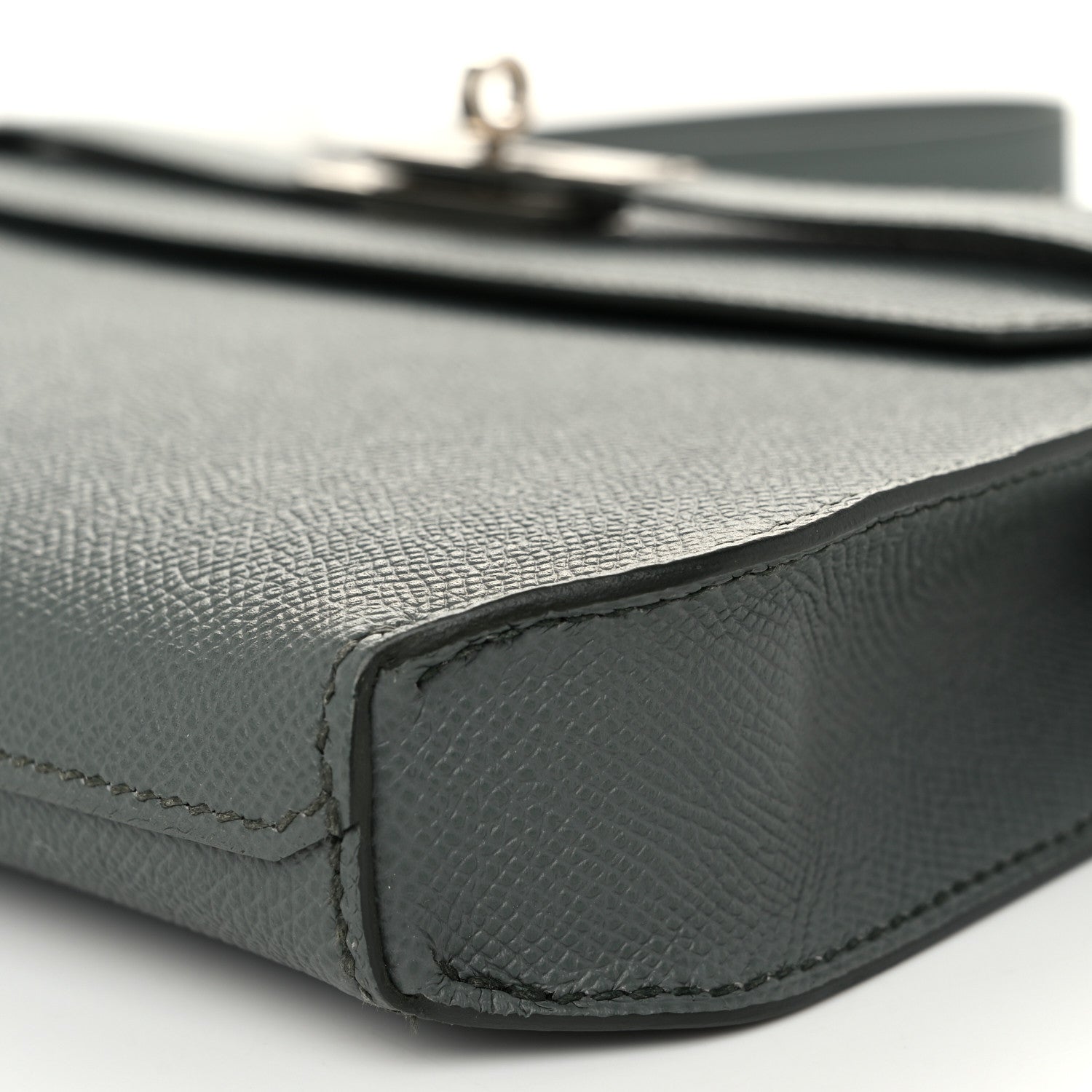Hermes Epsom Kelly Depeches 25 Pouch Vert Amande 11 of 11