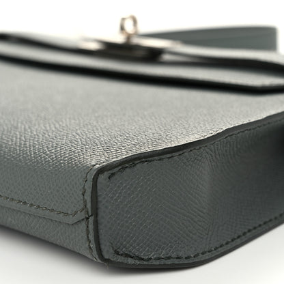 Hermes Epsom Kelly Depeches 25 Pouch Vert Amande 11 of 11