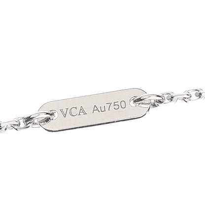 Van Cleef & Arpels 18K White Gold Turquoise Sweet Alhambra Butterfly Pendant Necklace 6 of 6
