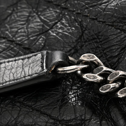 Saint Laurent Crinkled Calfskin Matelasse Monogram Medium Niki Chain Satchel Black 16 of 16