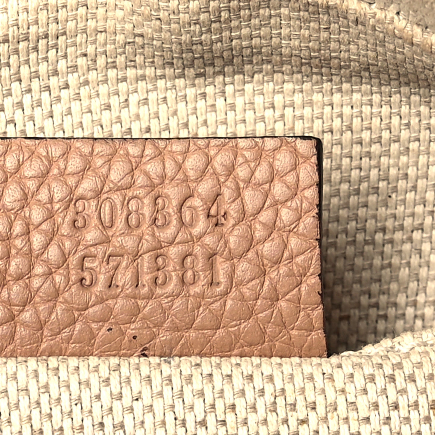 Pebbled Calfskin Small Soho Disco Bag Camelia