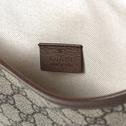Gucci GG Supreme Monogram Web Medium Neo Vintage Flap Messenger Bag Beige New Acero 6 of 13