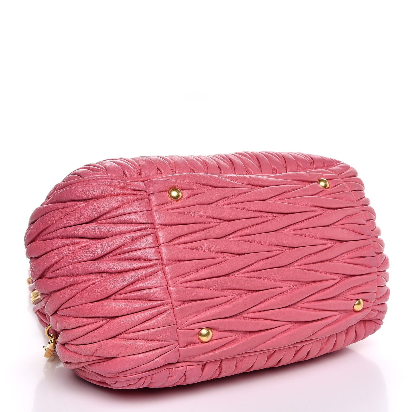Nappa Matelasse Bauletto Top Handle Bowler Loto