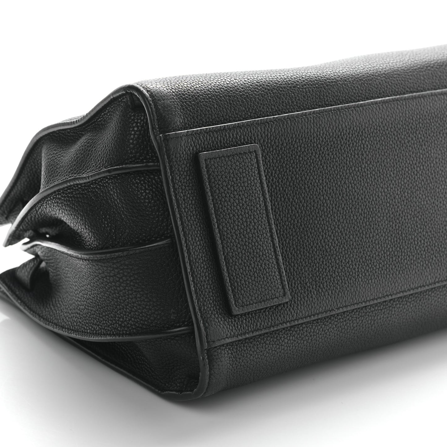 Grained Calfskin Small Supple Sac De Jour Black