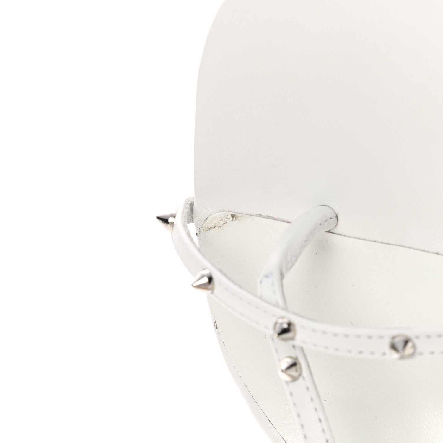 Christian Louboutin Riojana 100 Spiked Sandals 39.5 White 9 of 11