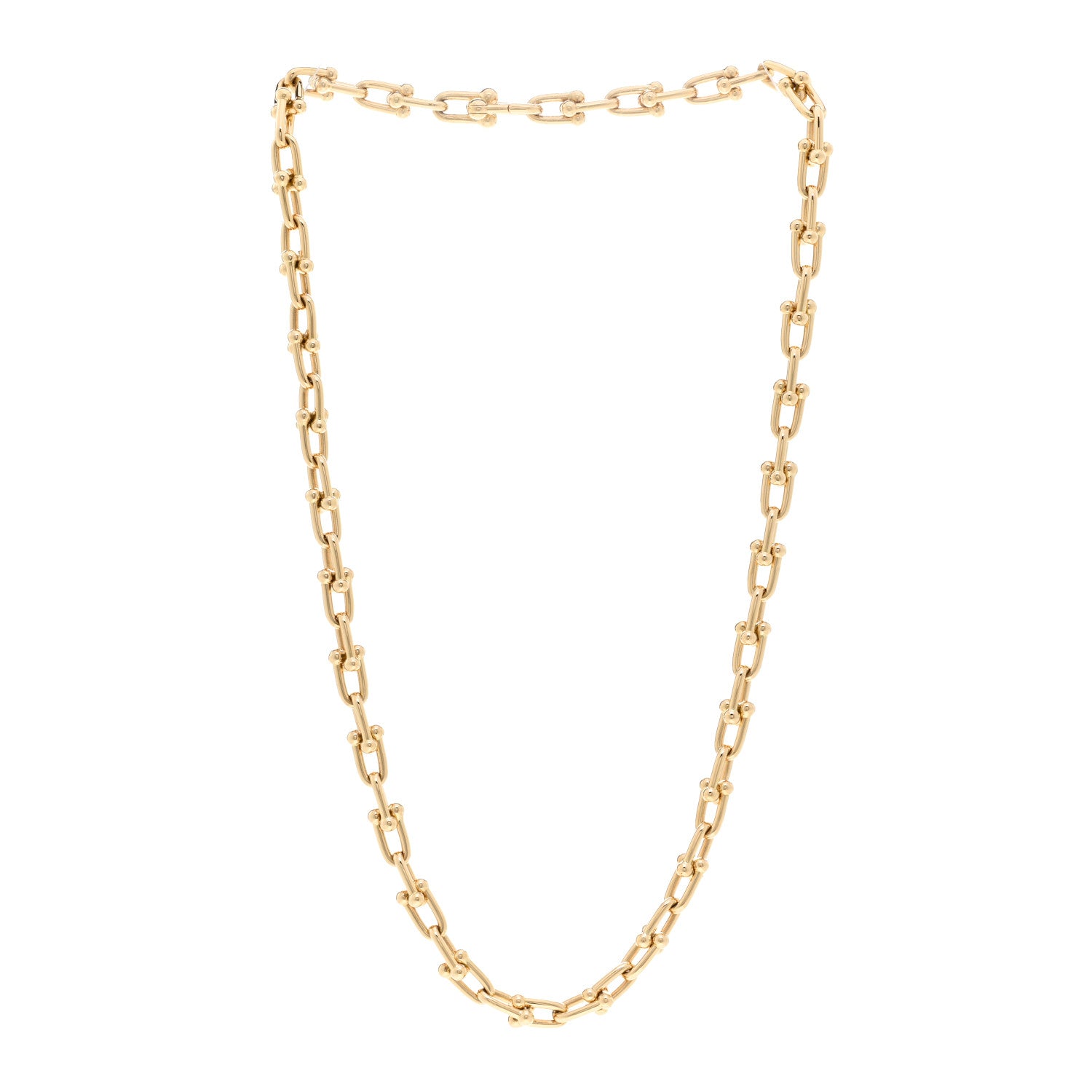 Tiffany 18K Yellow Gold Small HardWear Link Necklace 3 of 4