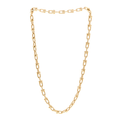 Tiffany 18K Yellow Gold Small HardWear Link Necklace 3 of 4