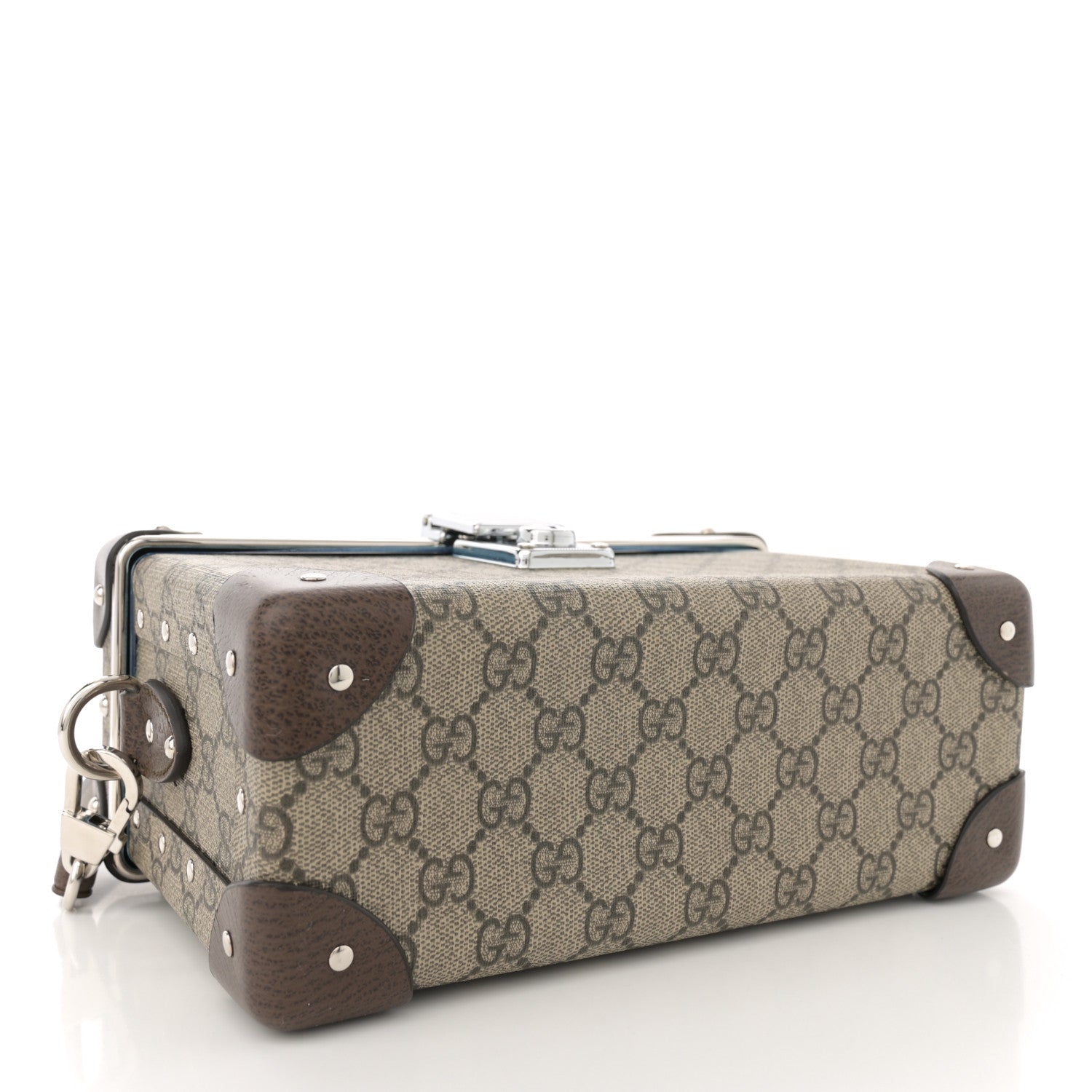 Gucci GG Supreme Monogram Globe-Trotter Beauty Case Brown 4 of 10