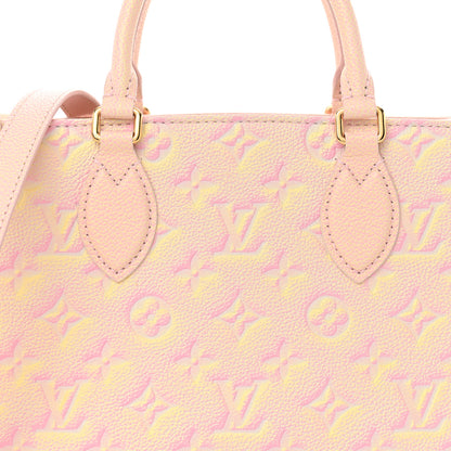 Louis Vuitton Empreinte Monogram Summer Stardust Onthego PM Pink 7 of 9