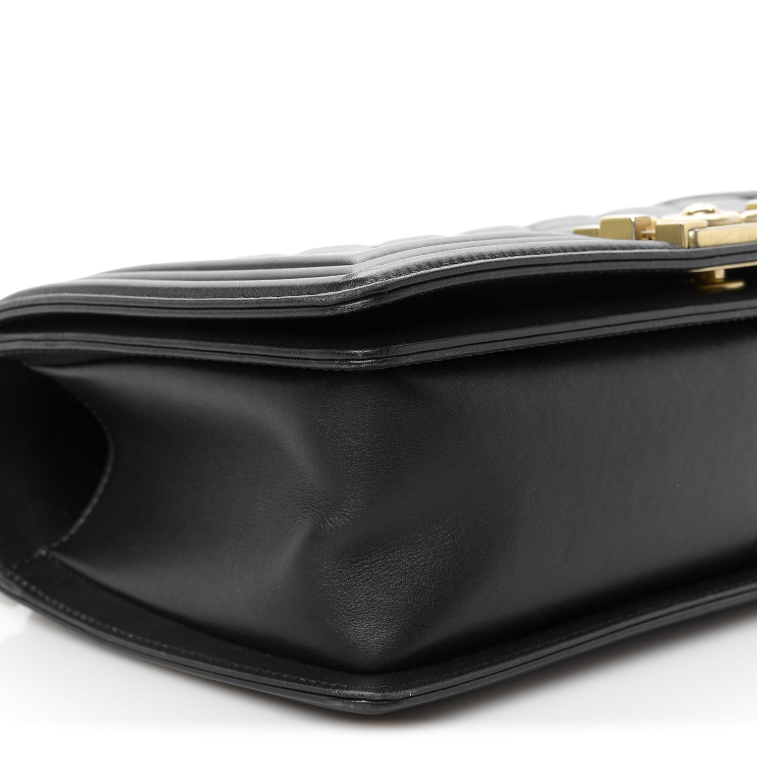 Chanel Lambskin Quilted Medium Boy Flap Black 9 of 10