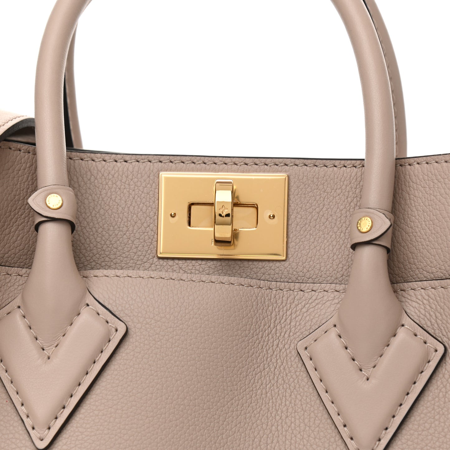 Calfskin Monogram On My Side PM Greige
