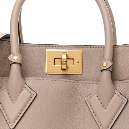 Louis Vuitton Calfskin Monogram On My Side PM Greige 7 of 8
