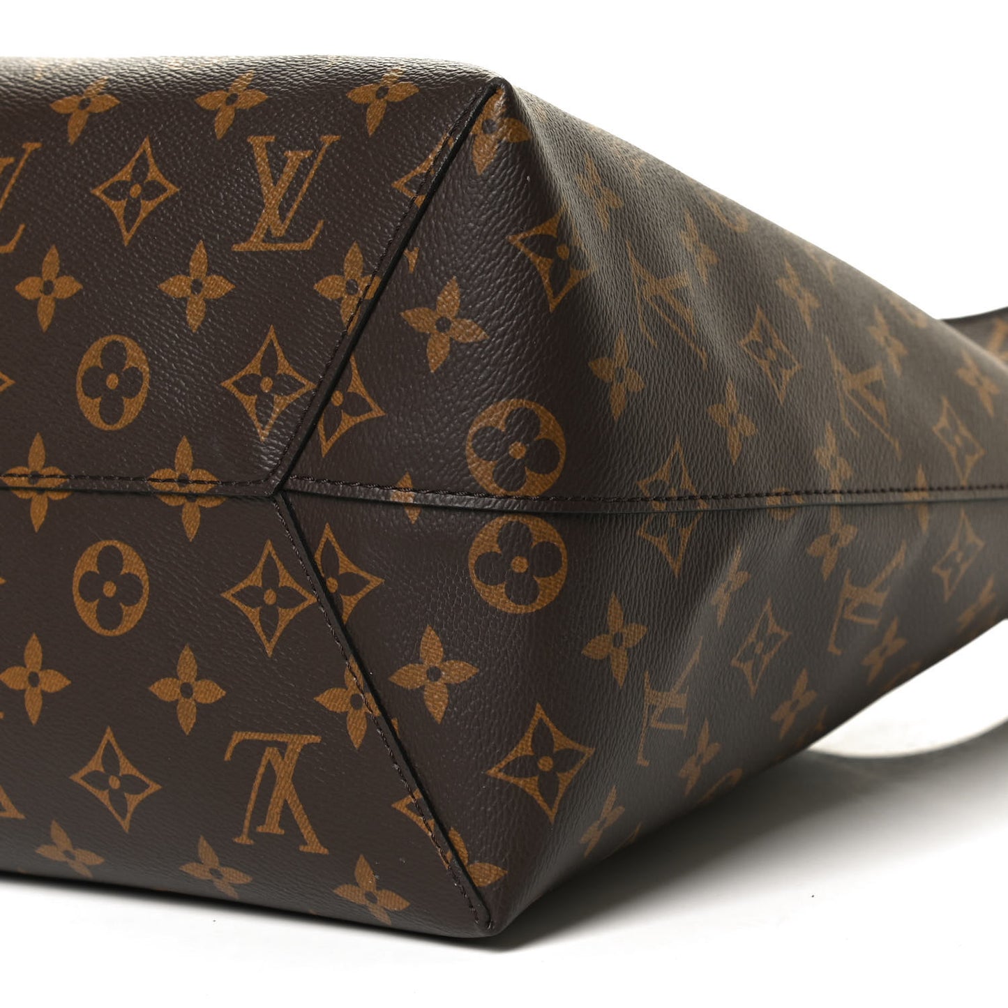 Monogram Flower Hobo Black