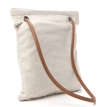Hermes Canvas Swift Aline Grooming Bag Gold 3 of 9
