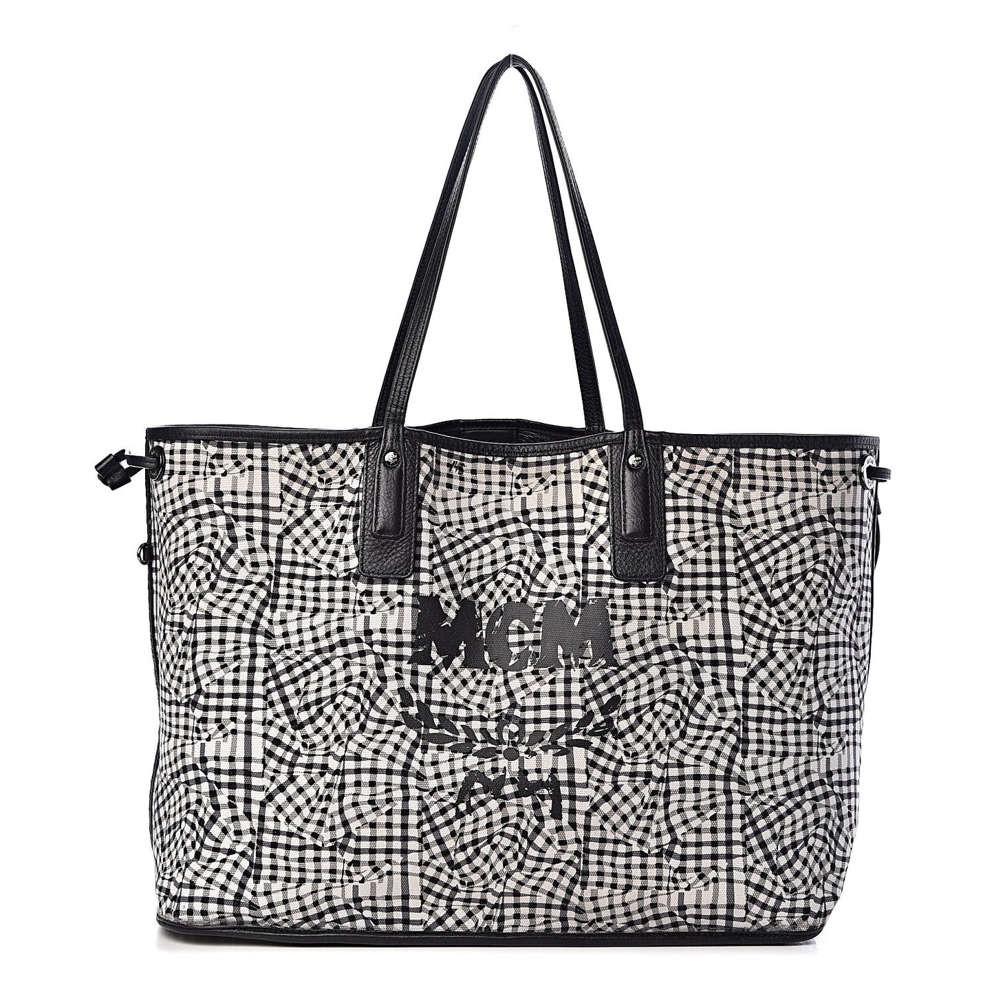 Visetos Large Liz Reversible Shopper Tote Black