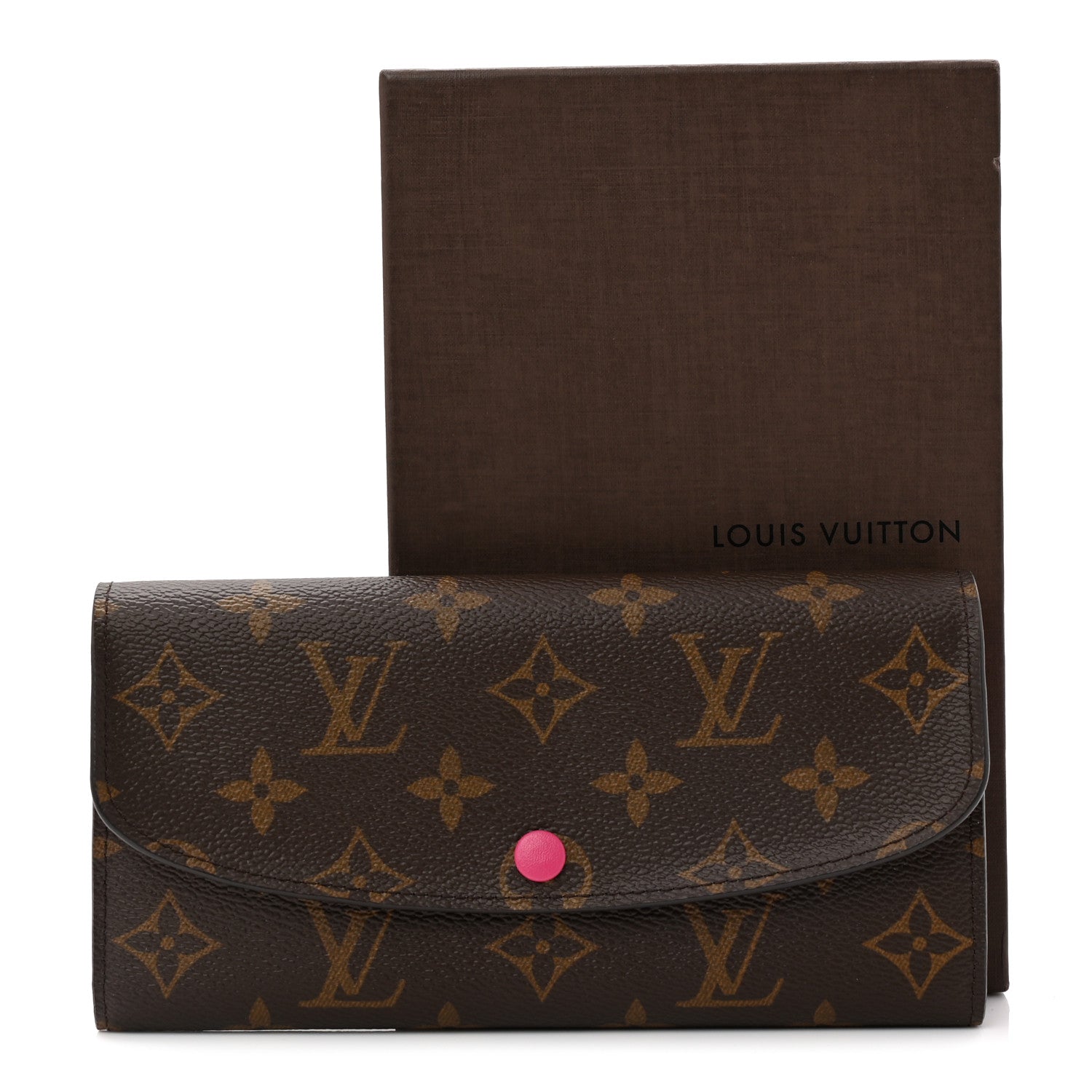 Louis Vuitton Monogram Emilie Wallet Fuchsia 8 of 8