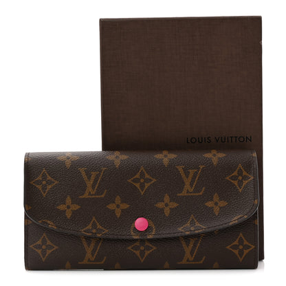 Louis Vuitton Monogram Emilie Wallet Fuchsia 8 of 8