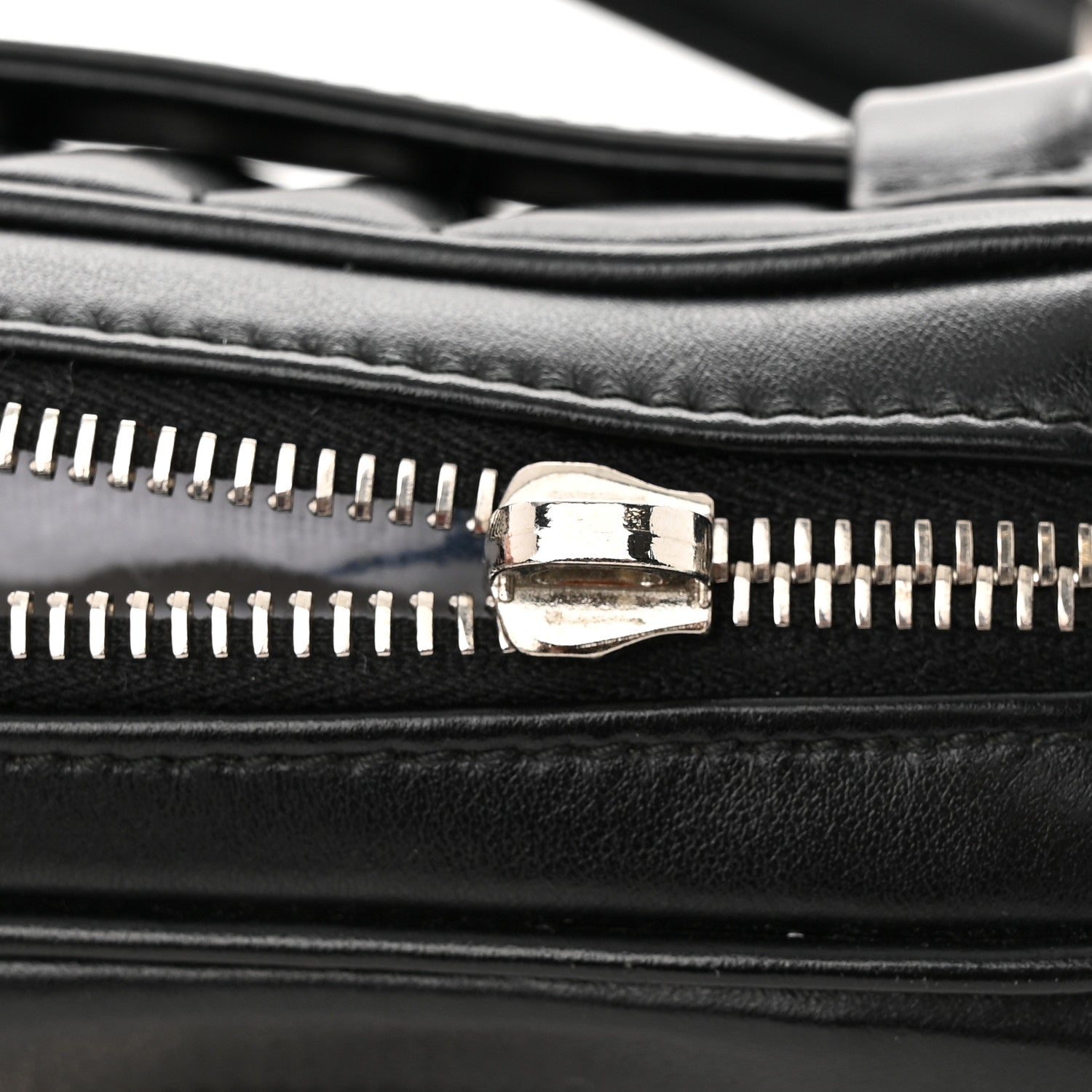 Prada Soft Calfskin Impunture Diagramme Belt Bag Black 10 of 10