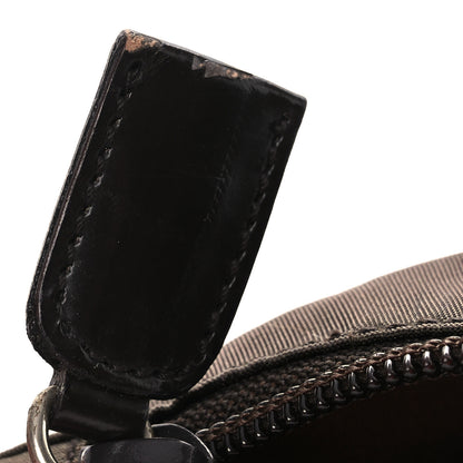 Prada Nylon Vela Cosmetic Pouch Brown 13 of 14
