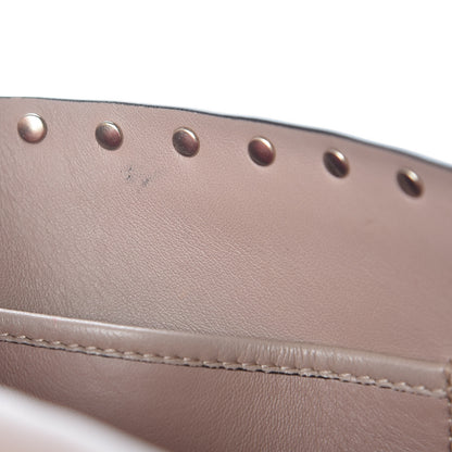 Valentino Garavani Nappa Large Rockstud Spike Shoulder Bag Poudre 10 of 14