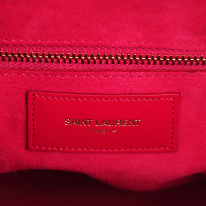 Saint Laurent Calfskin Classic Duffle 6 Fuchsia 6 of 8