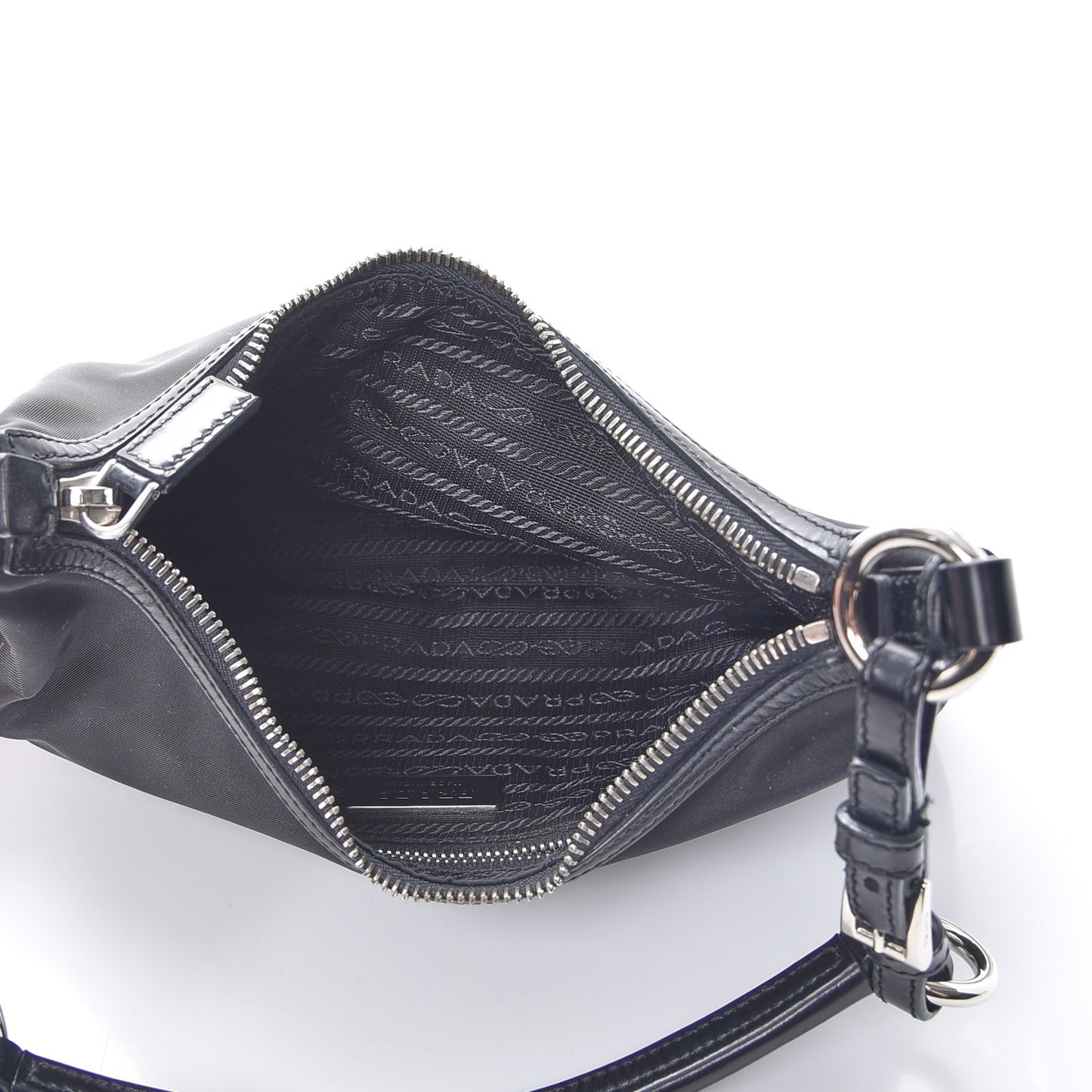Tessuto Light Nylon Shoulder Bag Nero Black