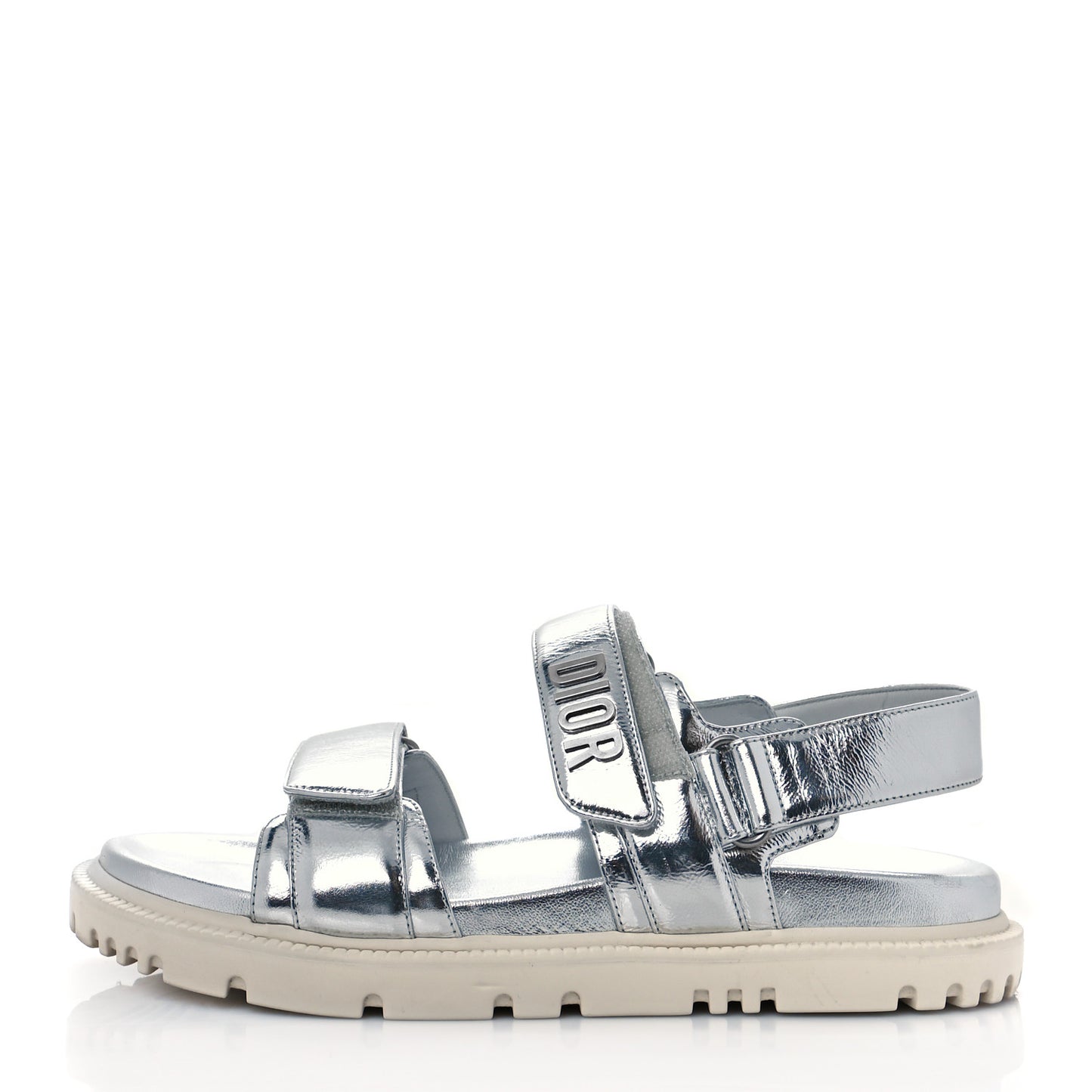 Metallic Dioract Sandals 38 Silver