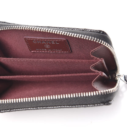 Chanel Caviar Quilted Zip Coin Purse Black 5 of 8