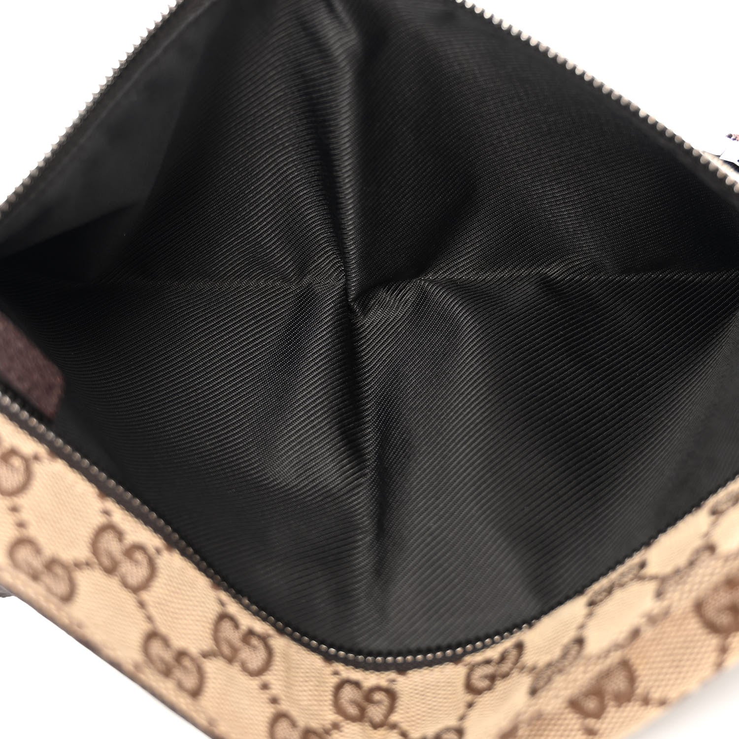 Gucci GG Monogram Double Pocket Belt Bag Dark Brown 5 of 10
