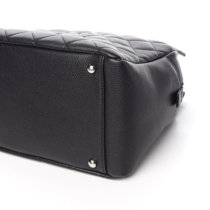 Chanel Caviar Quilted Petit Timeless Tote PTT Black 9 of 13