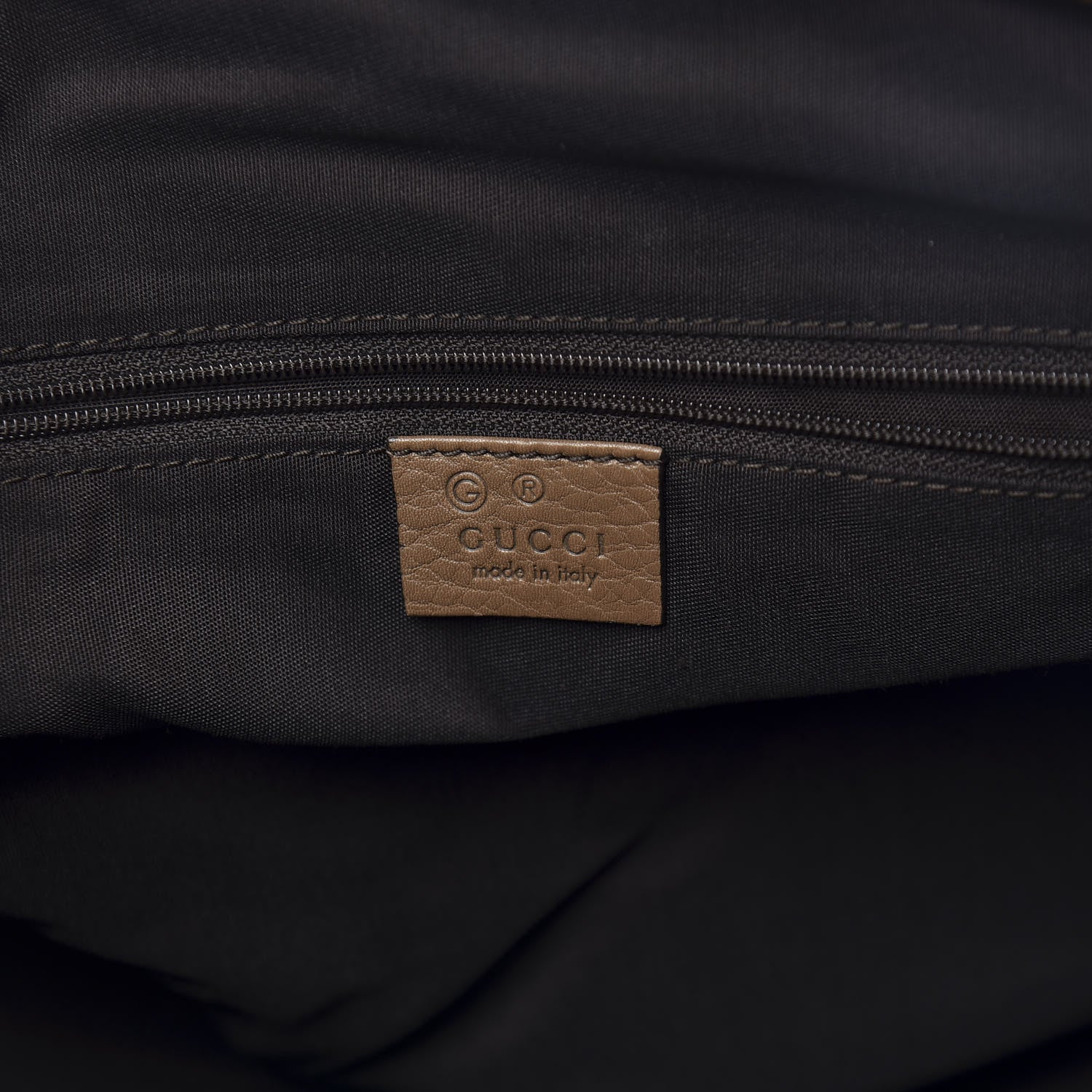 Gucci Calfskin GG Running Tote Brown 8 of 11