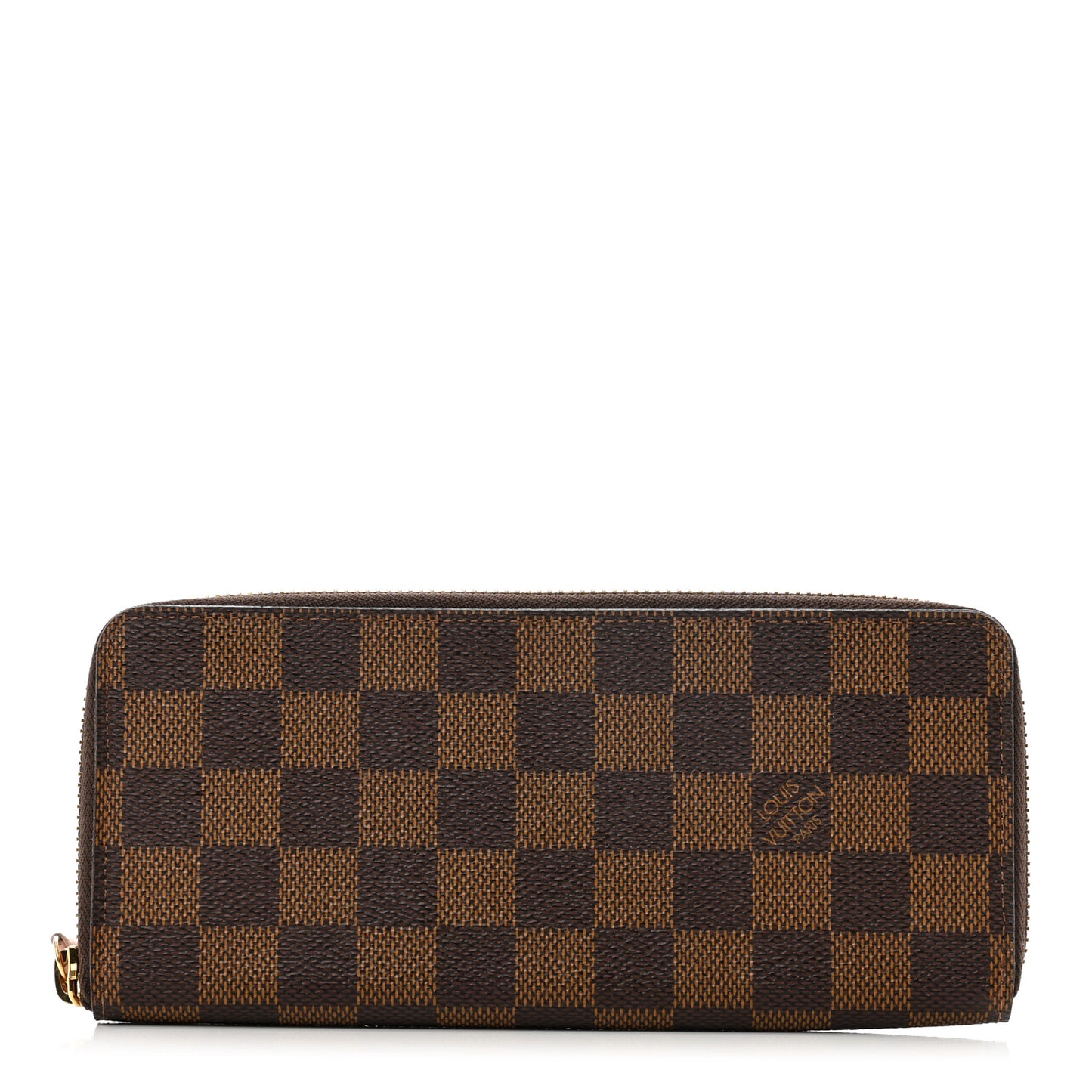 Damier Ebene Clemence Wallet Rose Ballerine
