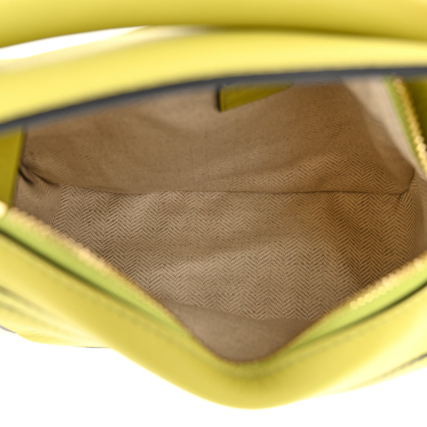 Loewe Calfskin Mini Puzzle Bag Lime Yellow 5 of 10